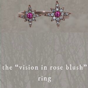 Taylor Swift the “vision in rose blush" ring Evermore Official Merch BRAND NEW